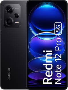 Add to Compare REDMI Note 12 Pro 5G (Onyx Black, 128 GB) 4.231,092 Ratings & 3,016 Reviews 6 GB RAM | 128 GB ROM 16.94 cm (6.67 inch) Full HD+ AMOLED Display 50MP (OIS) + 8MP + 2MP | 16MP Front Camera 5000 mAh Lithium Polymer Battery Mediatek Dimensity 1080 Processor 1 Year Manufacturer Warranty for Phone and 6 Months Warranty for In the Box Accessories ₹23,999 ₹27,999 14% off Free delivery by Today Daily Saver No Cost EMI from ₹2,667/month