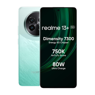 realme 13+ 5G (Speed Green, 128 GB)