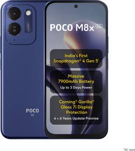 POCO M8x 5G (Blue, 128 GB)