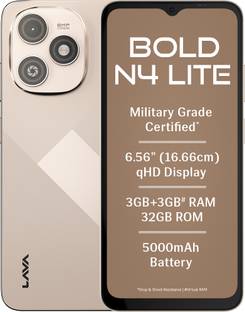 LAVA Bold N4 Lite (Empire Gold, 32 GB)