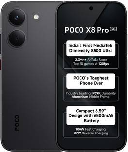 POCO X8 Pro (Black, 256 GB)