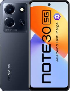 Add to Compare Infinix Note 30 5G (Magic Black, 128 GB) 4.11,895 Ratings & 220 Reviews 4 GB RAM | 128 GB ROM | Expandable Upto 2 TB 17.22 cm (6.78 inch) Full HD+ Display 108 MP + 2 MP+ AI Lens | 16MP Front Camera 5000 mAh Li-ion Polymer Battery Dimensity 6080 Processor 1 Year on Handset and 6 Months on Accessories ₹14,999 ₹17,999 16% off Free delivery by Today Upto ₹14,400 Off on Exchange No Cost EMI from ₹2,500/month
