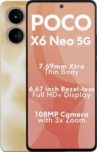 POCO X6 Neo 5G (Martian Orange, 128 GB)