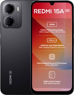 REDMI 15A (Ace Black, 128 GB)