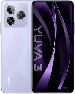 LAVA Yuva 3 with Dual Sim|5000 mAh Battery|13MP Rear Camera |Expandable Upto 512 GB (Cosmic Lavender, 128 GB)