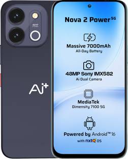 Ai+ Nova 2 Power 5G (Midnight Black, 128 GB)