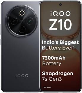IQOO Z10 5G (Stellar Black / Black, 256 GB)