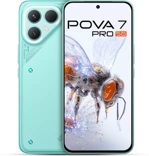 Tecno Pova 7 Pro 5G (Neon Cyan, 128 GB)