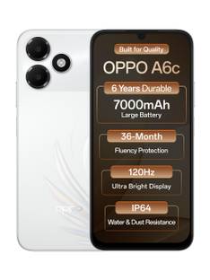 OPPO A6c (Feather White, 128 GB)