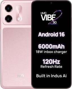 HMD Vibe2 5G (Peach Pink, 64 GB)