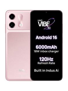 HMD Vibe2 5G (Peach Pink, 128 GB)