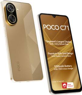 POCO C71  - Locked with Airtel Prepaid (Desert Gold, 64 GB)