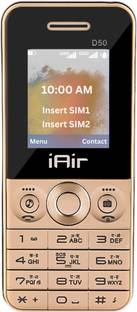 IAIR D50 Dual Sim Keypad Phone | 2800 mAH Battery & Big 1.77 Inch Display