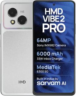 HMD Vibe2 Pro 5G (Silver Mist, 128 GB)