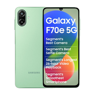 Samsung Galaxy F70e 5G (Limelight Green, 128 GB)