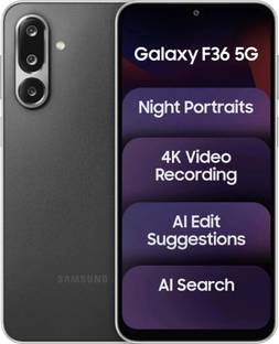 Samsung Galaxy F36 5G (Black, 128 GB)