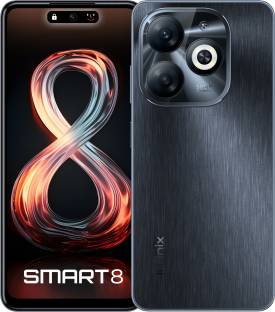 Infinix SMART 8 (Timber Black, 128 GB)