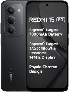 REDMI 15 5G (Midnight Black, 128 GB)