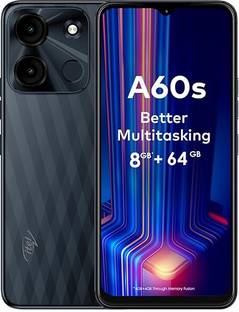 itel A60s (Shadow Black, 64 GB)