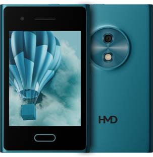 hmd Touch 4G Dual Sim Feature Phone, Cloud Phone Apps, Wi-Fi & Hotspot (Cyan, 128 MB)