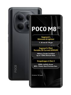 POCO M8 (Carbon Black, 128 GB)