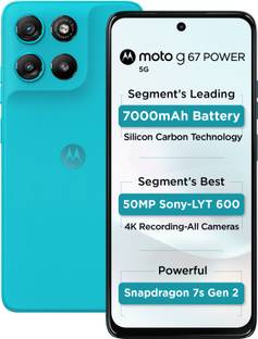 MOTOROLA g67 power 5G (Pantone Curacao Blue, 128 GB)