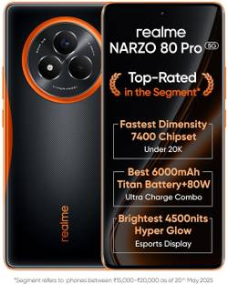 realme NARZO 80 Pro 5G (Nitro Orange, 256 GB)