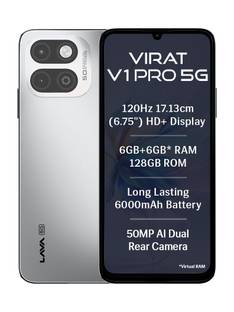 LAVA Virat V1 Pro 5G (Spiti Frost, 128 GB)