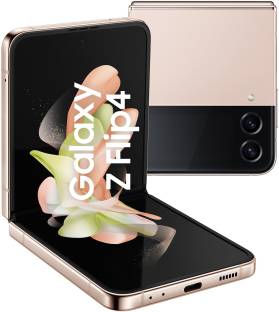 Add to Compare SAMSUNG Galaxy Z Flip4 5G (Pink Gold, 128 GB) 3.8213 Ratings & 17 Reviews 8 GB RAM | 128 GB ROM 17.02 cm (6.7 inch) Full HD+ Display 12MP + 12MP | 10MP Front Camera 3700 mAh Lithium Ion Battery Qualcomm Snapdragon 8+ Gen 1 Processor 1 Year Manufacturer Warranty for Device and 6 Months Manufacturer Warranty for In-Box Accessories ₹89,999 ₹1,01,999 11% off Free delivery Save extra with combo offers Upto ₹30,600 Off on Exchange