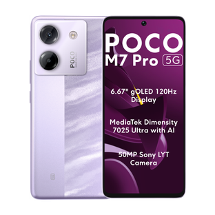 POCO M7 Pro 5G (Lavender Frost, 256 GB)