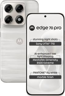 MOTOROLA edge 70 pro (Marble - PANTONE Lily white (white), 256 GB)