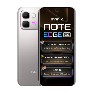 Infinix Note edge (Lunar Titanium, 128 GB)