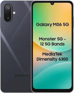 Samsung M06 5G (Blazing Black, 128 GB)