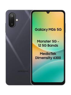 Samsung M06 5G (Blazing Black, 128 GB)