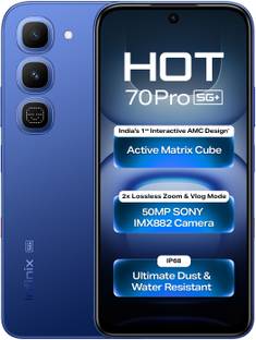Infinix HOT 70 Pro 5G (Dive Blue, 128 GB)