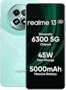 realme 13 5G Up to 18GB Dynamic RAM | AI Dual Camera | Dimensity 6300 Processor (Speed Green, 256 GB)
