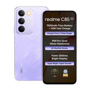realme C85 5G (Parrot Purple, 128.0 GB)