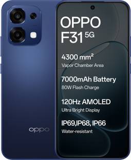 OPPO F31 5G (Midnight Blue, 128 GB)
