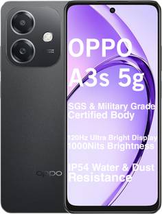 OPPO A3s 5G (Sparkle black, 64 GB)
