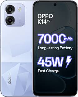 OPPO K14 5G (Icy Blue, 128 GB)
