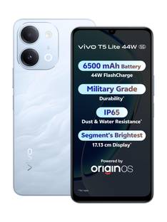 vivo T5 Lite 44W 5G (Wave Blue, 256 GB)
