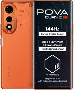Tecno Pova Curve 5G (Cyber Orange, 128 GB)