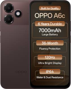 OPPO A6c (Stone Brown, 128 GB)