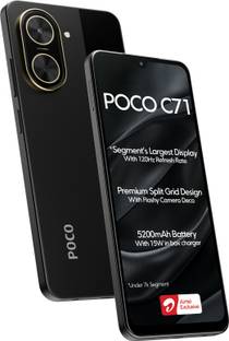 POCO C71  - Locked with Airtel Prepaid (Power Black, 64 GB)