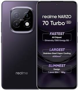 realme 70 TURBO 5G (Turbo Purple, 128 GB)