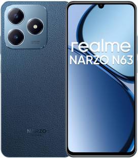 realme Narzo N63 4G (Leather Blue, 128 GB)