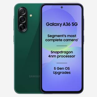 Samsung A36 5G (Dark Green, 256 GB)
