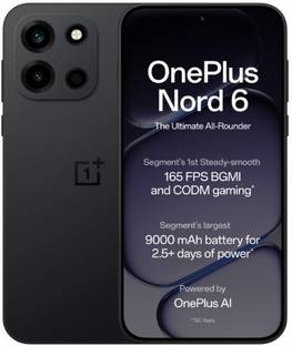 OnePlus Nord 6 (Pitch Black, 256 GB)