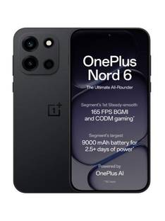 OnePlus Nord 6 (Pitch Black, 256 GB)