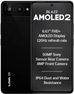 LAVA Blaze AMOLED 2 5G (Sparkling Black, 128 GB)